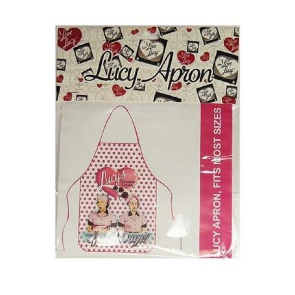 New I Love Lucy Apron Kitchen Cooking Gift Chocolate Factory Lucille Ball Oven - Picture 3 of 4